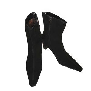 Aquatalia Italy Ankle Booties Black Waterproof